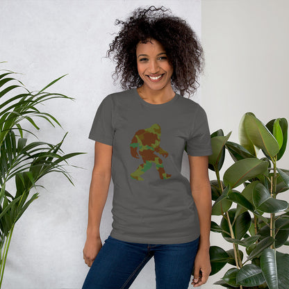 Camo Bigfoot Unisex t-shirt