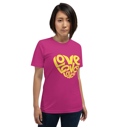 Love Love Love Unisex t-shirt