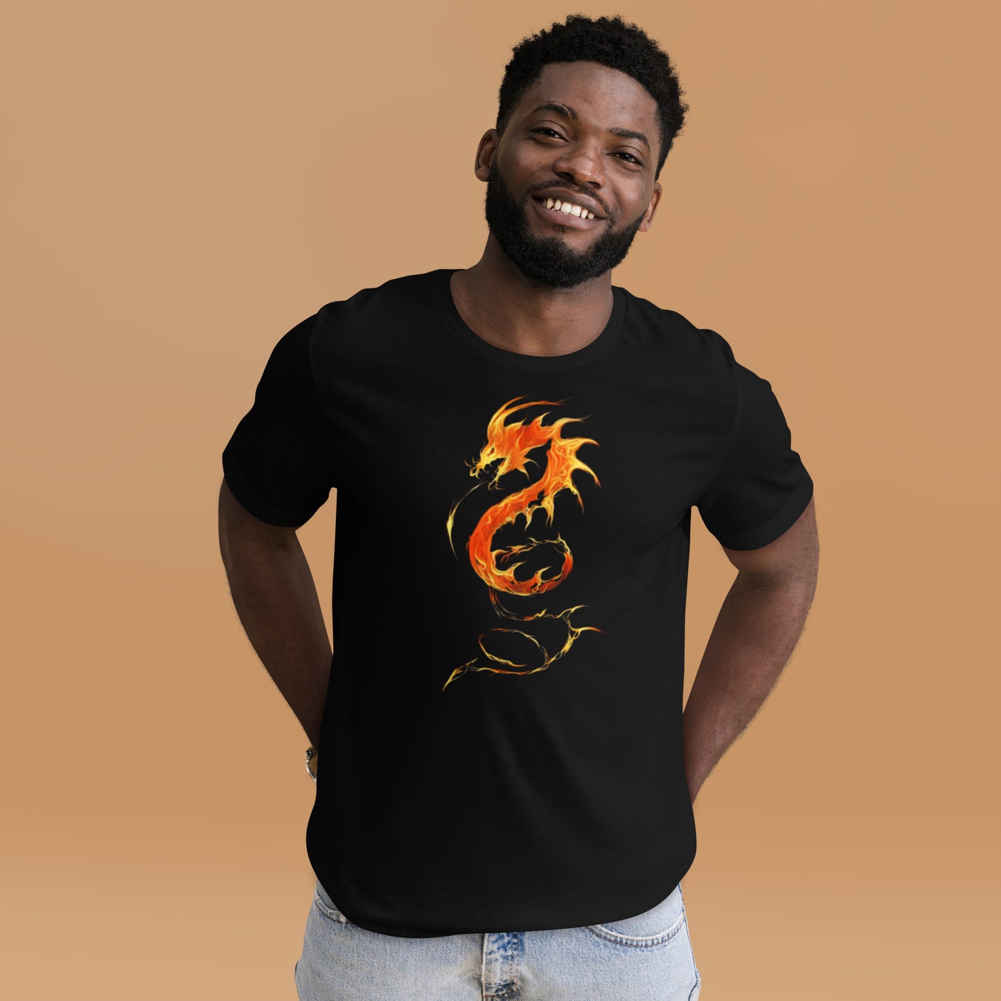 Flame Dragon Unisex t-shirt