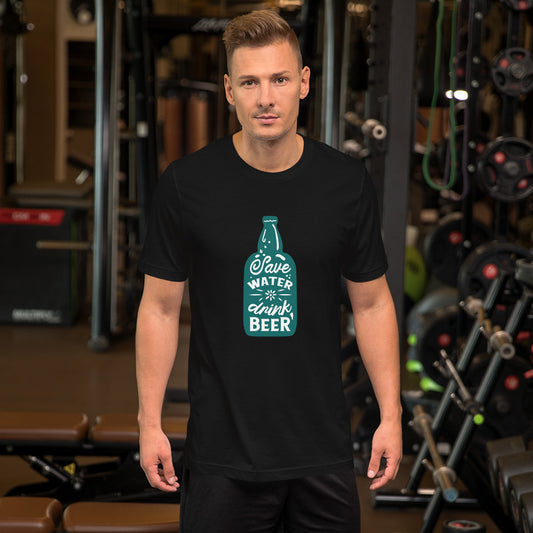 Save Water Drink Beer Unisex t-shirt