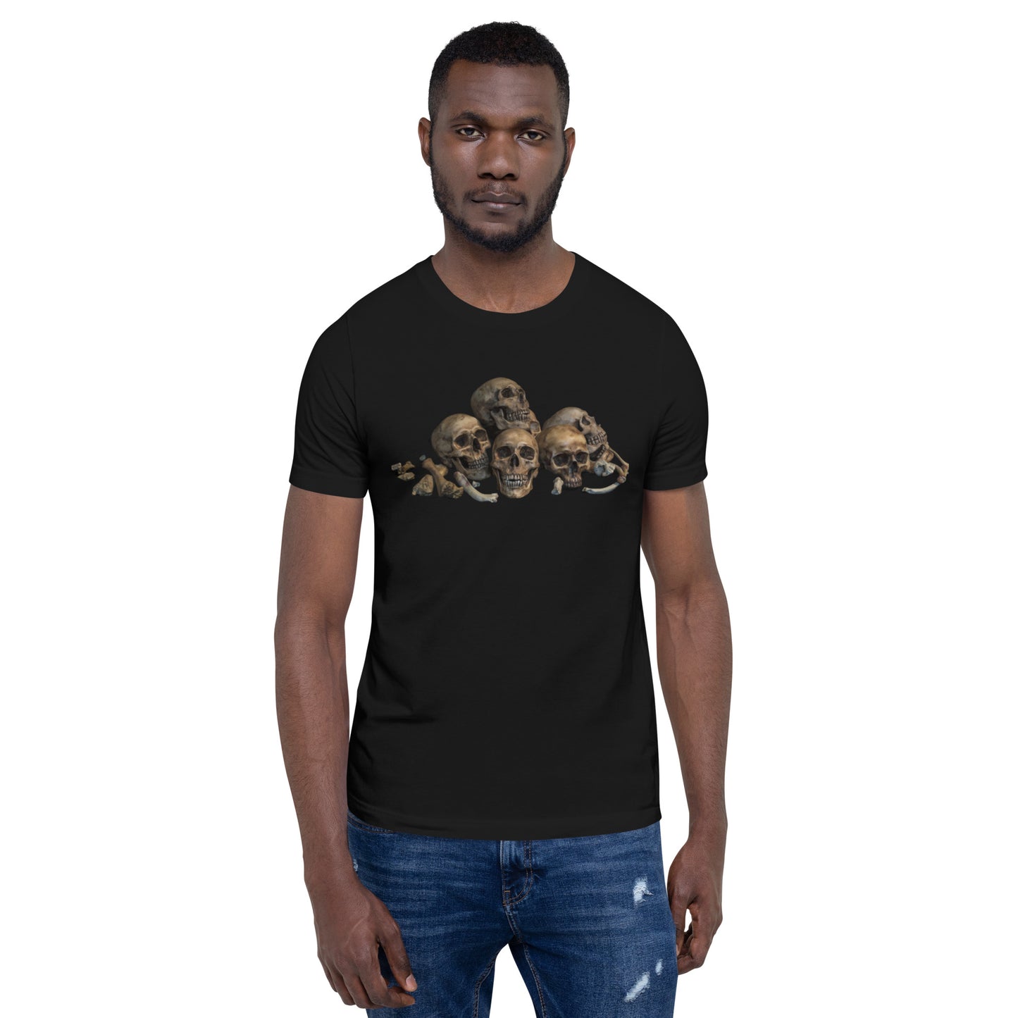 Skull Pile Unisex t-shirt