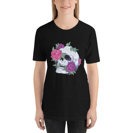 Flowered Skull Unisex t-shirt