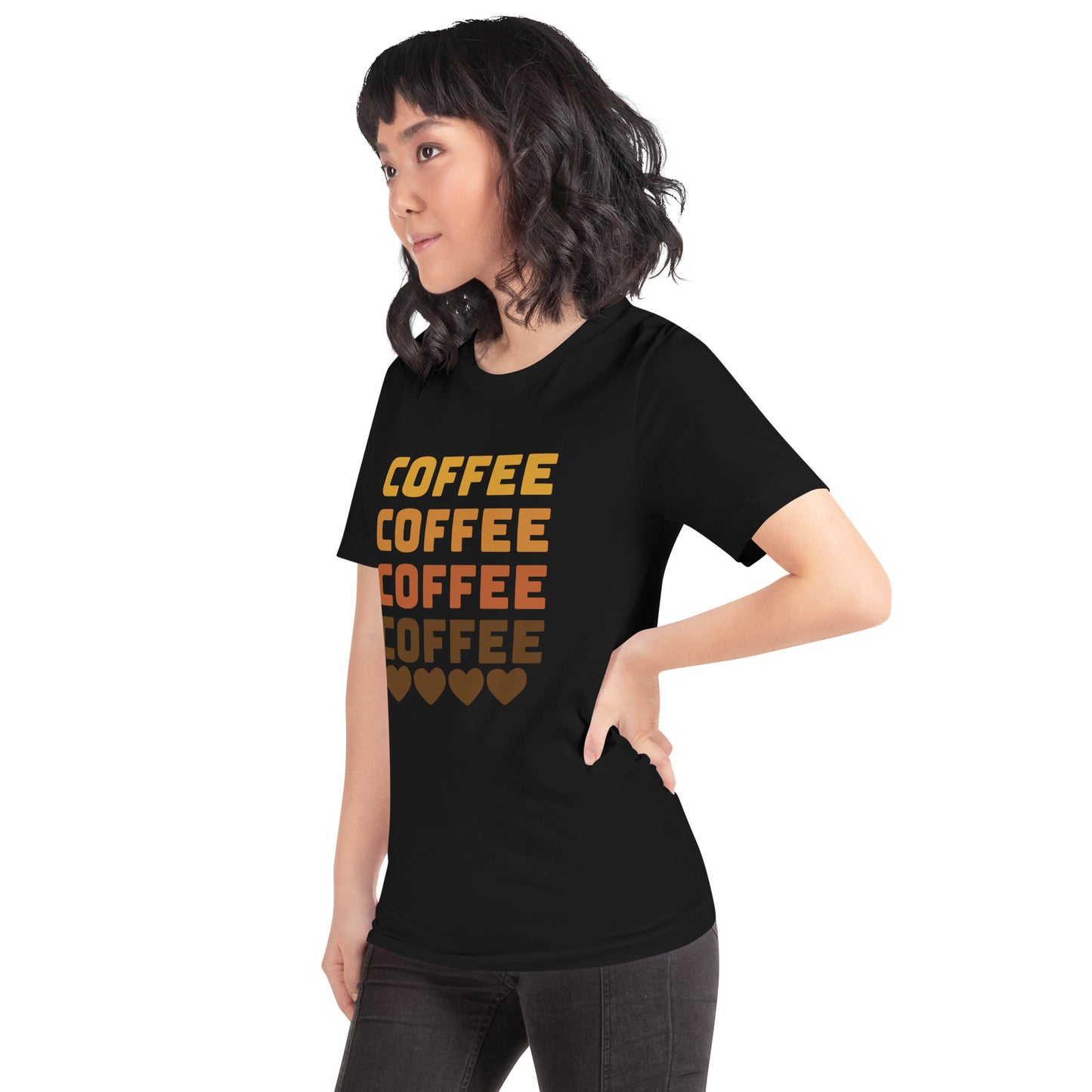 Coffee, Coffee, Coffee, Coffee Unisex t-shirt