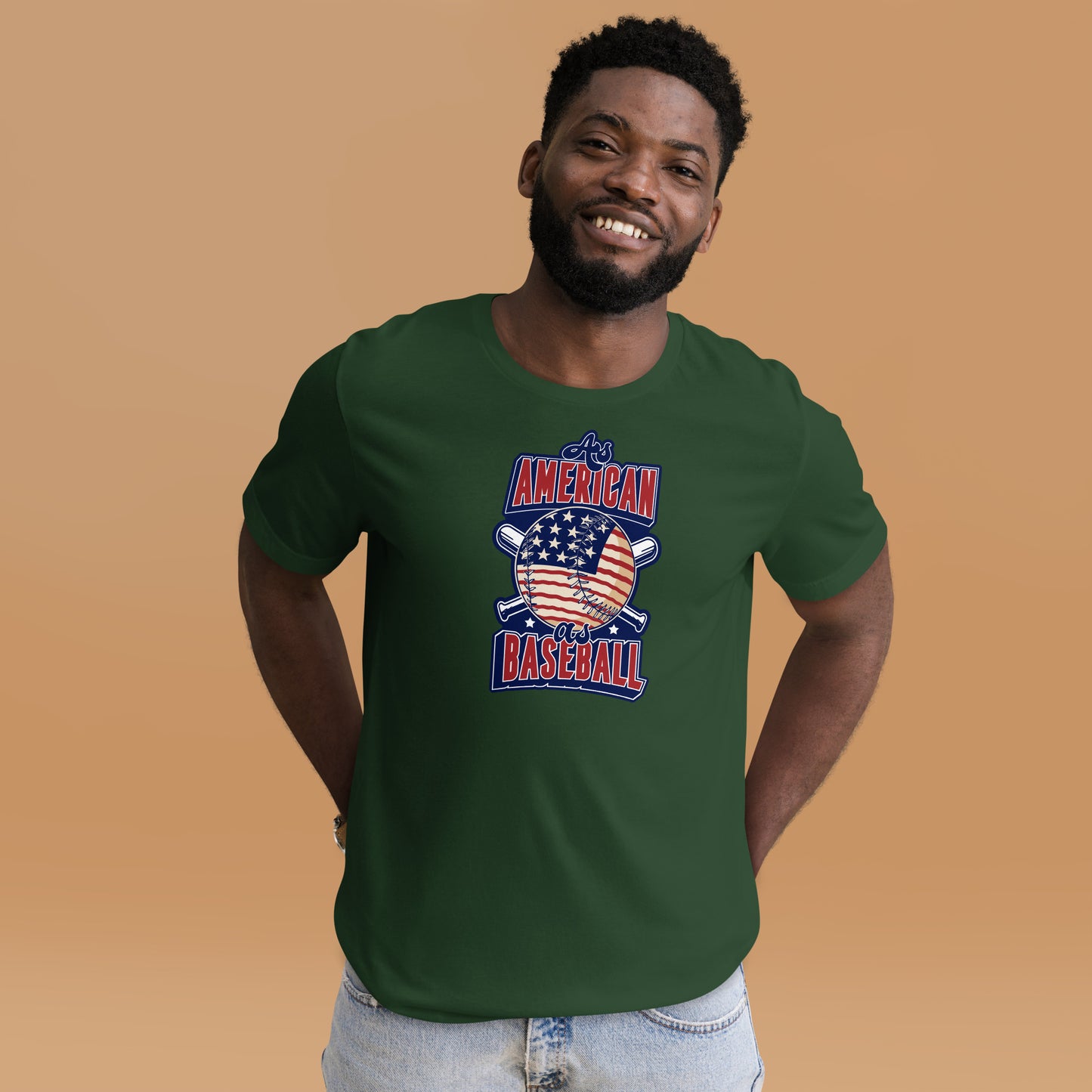 As American As Baseball Unisex t-shirt