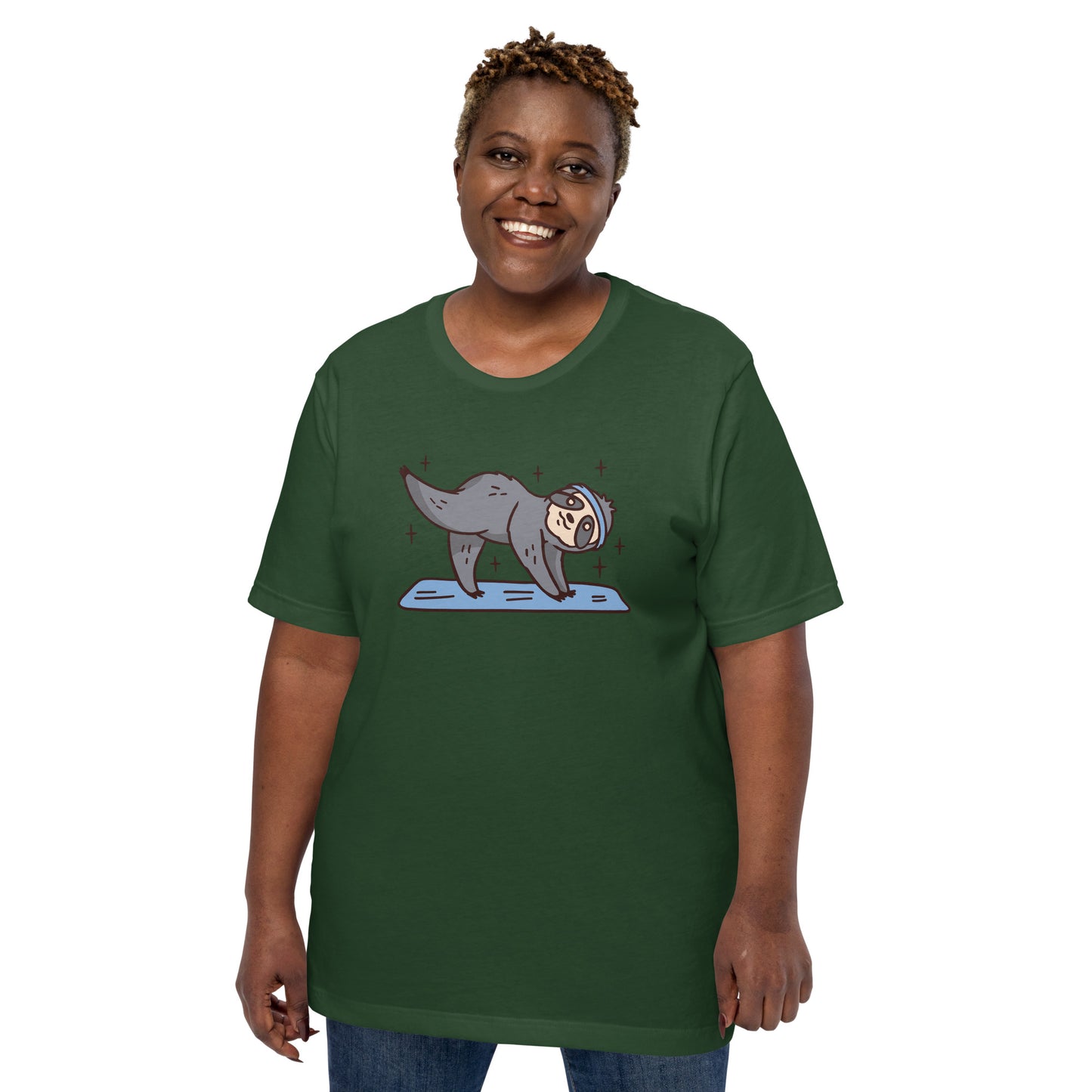 Yoga Sloth Unisex t-shirt