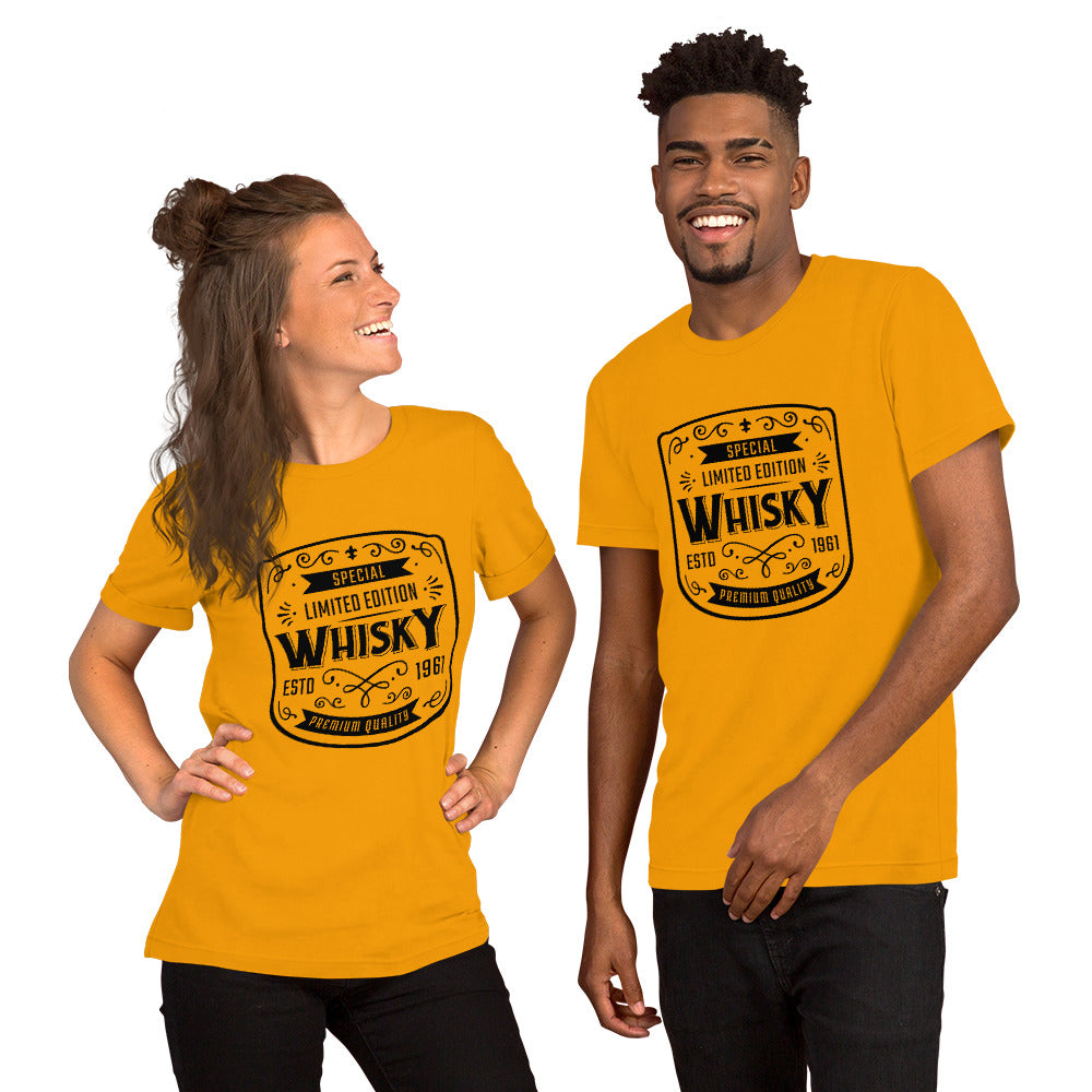 Whiskey Label Unisex t-shirt