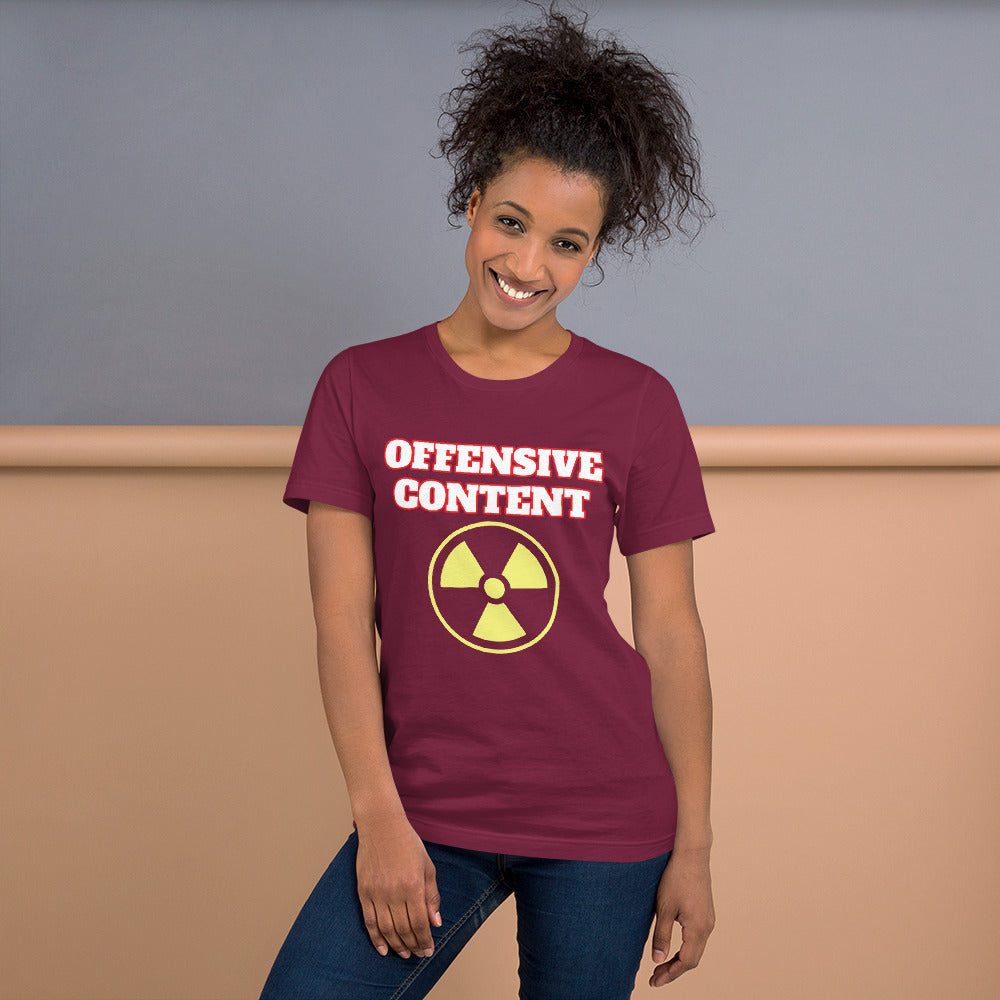 Offensive Content Unisex t-shirt