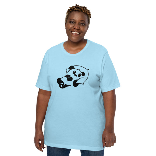 Napping Panda Unisex t-shirt