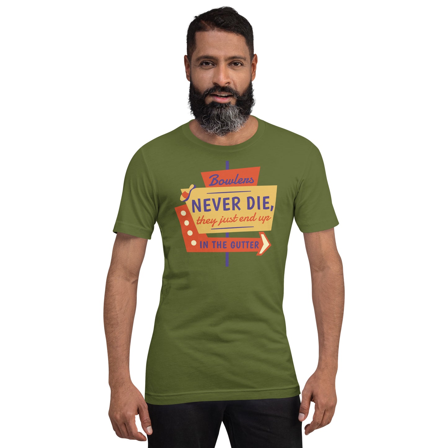 Bowlers Never Die Unisex t-shirt