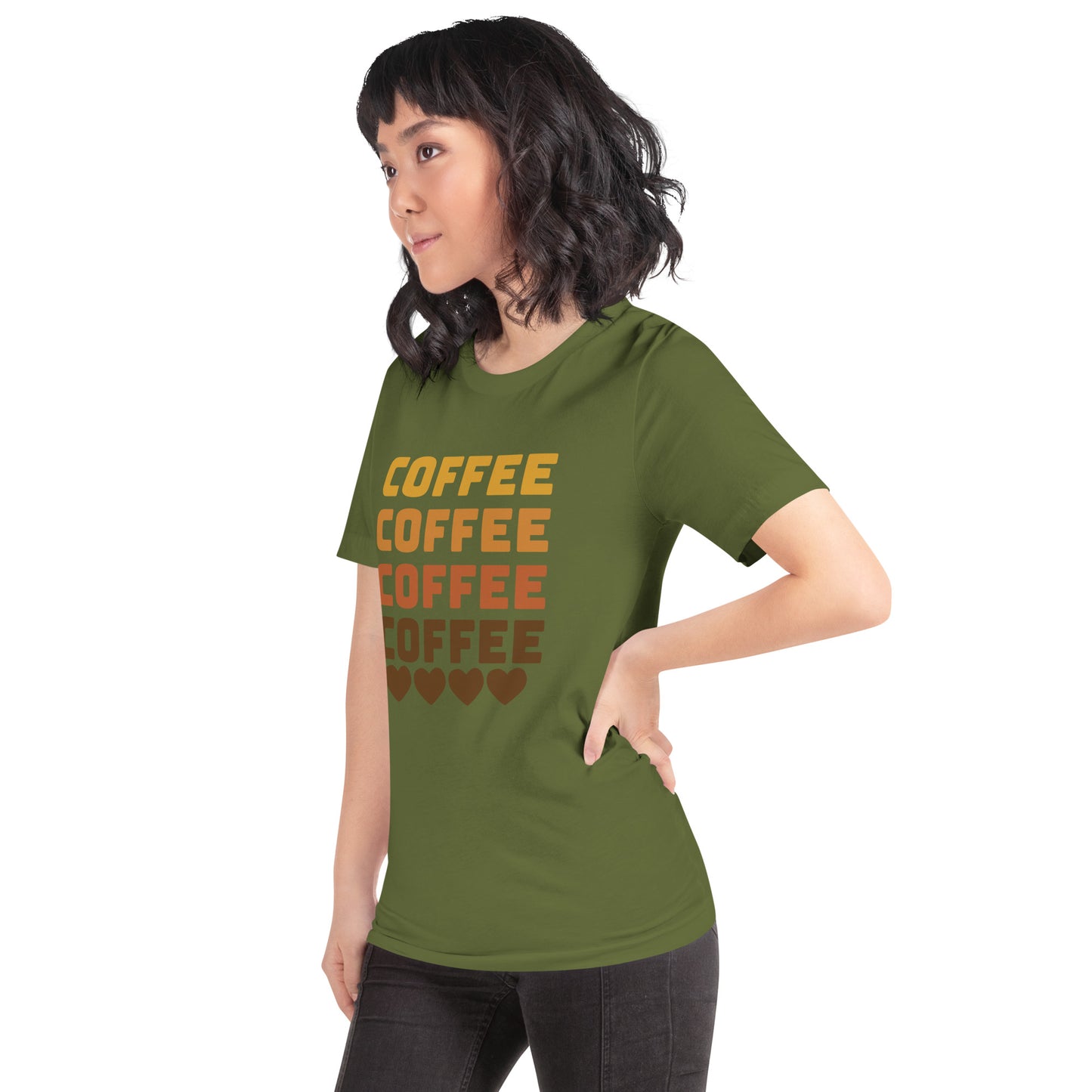 Coffee, Coffee, Coffee, Coffee Unisex t-shirt