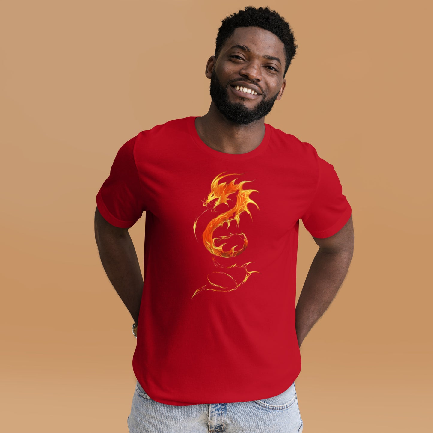 Flame Dragon Unisex t-shirt