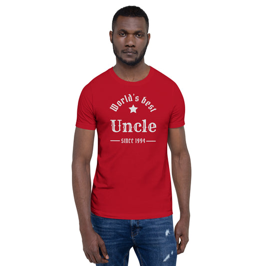 World's Best Uncle Since (Customizable Year) Unisex t-shirt