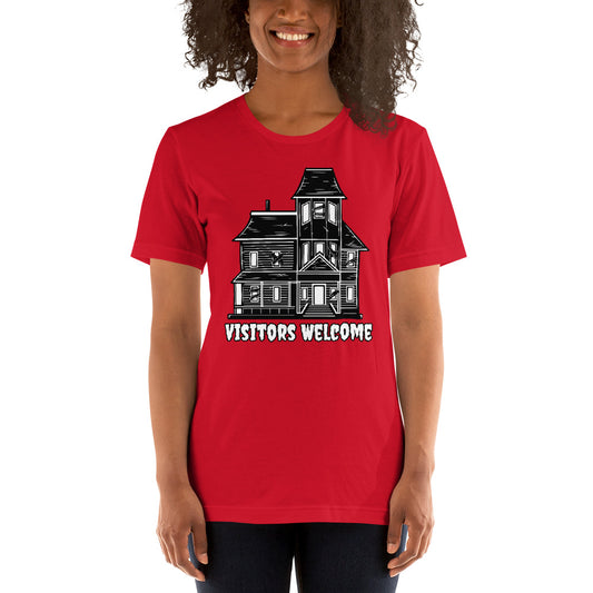 Visitors Welcome Unisex t-shirt
