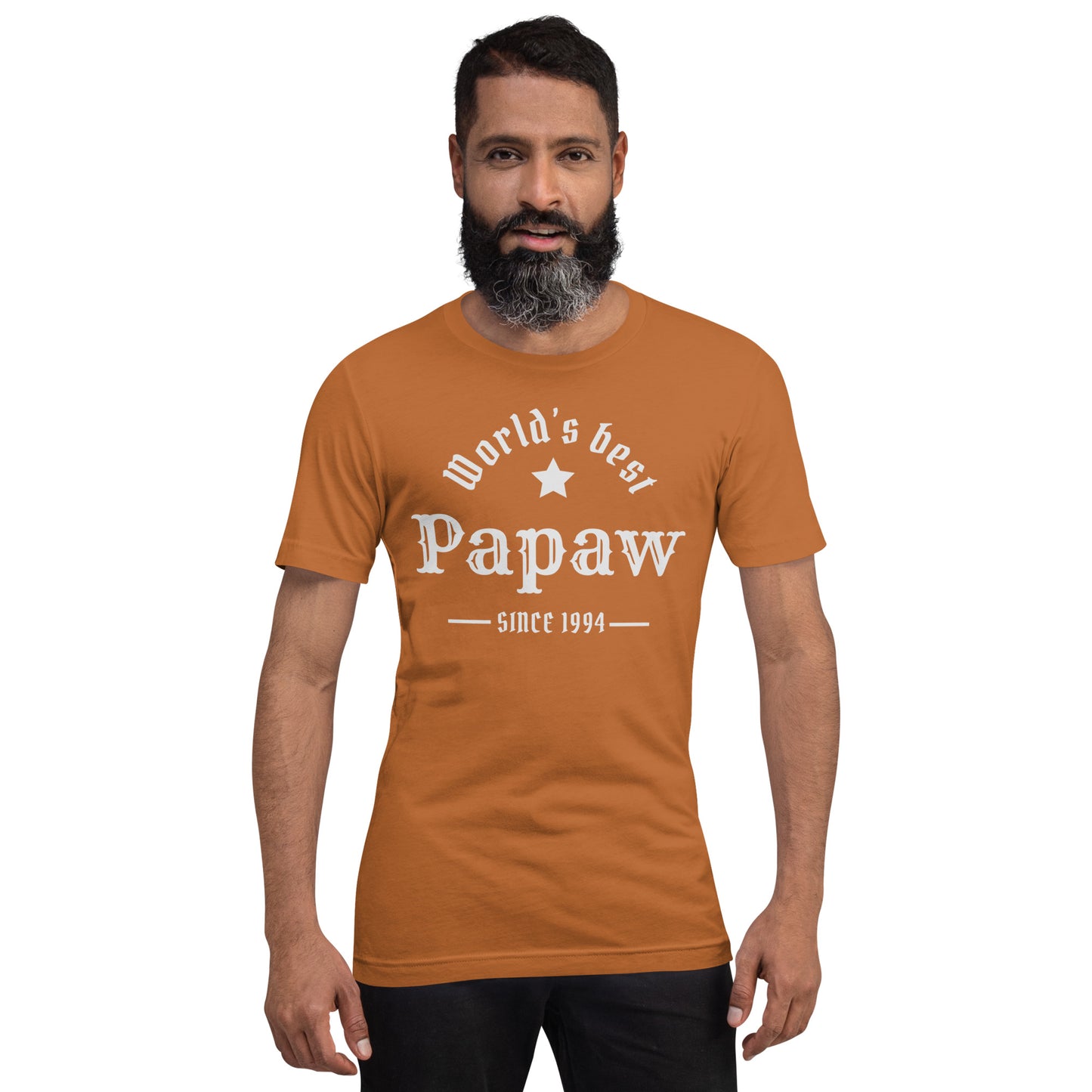 World's Best Papaw Since (Customizable Year) Unisex t-shirt