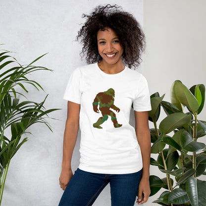 Camo Bigfoot Unisex t-shirt