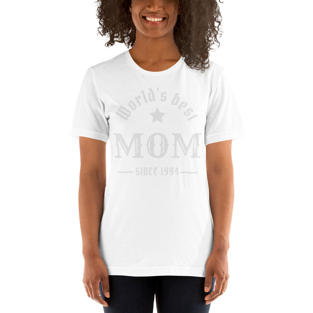 World's Best Mom Since (Customizable Year) Unisex t-shirt