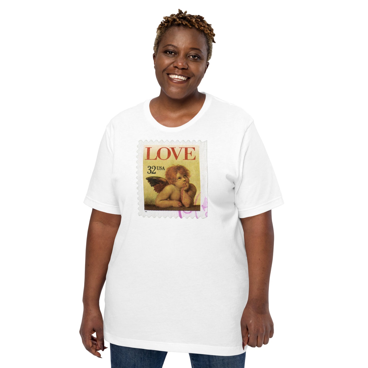 Love & Angel Stamp Unisex t-shirt