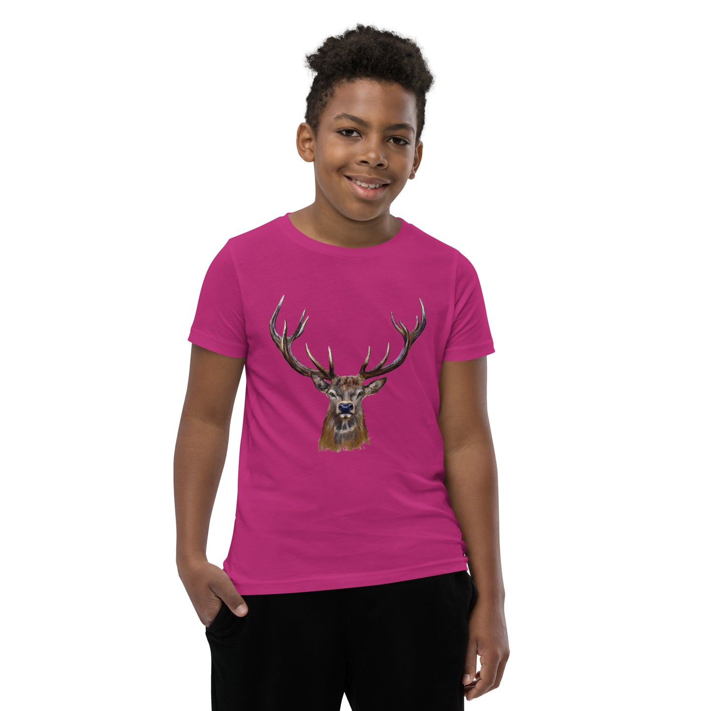 Trophy Buck's Head Youth Short Sleeve T-Shirt