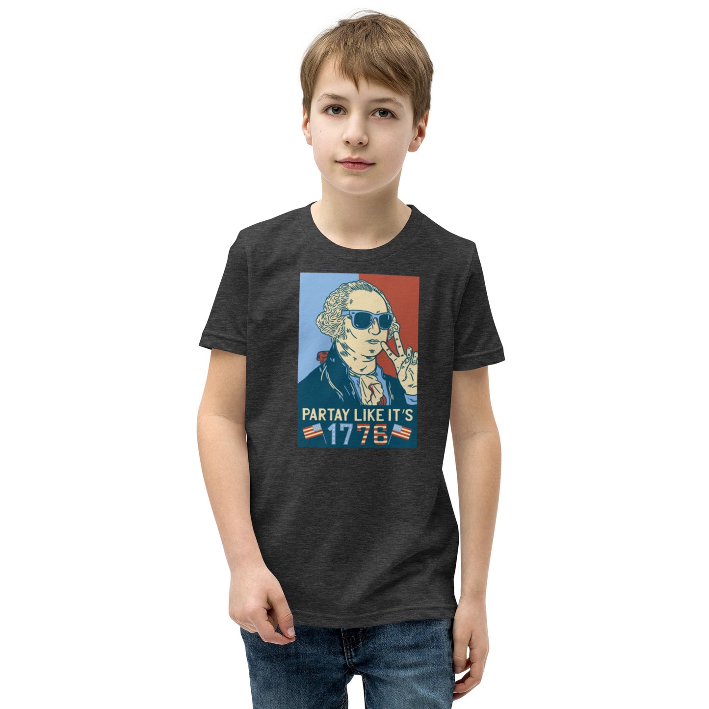 Party Like It's 1776 Youth Short Sleeve T-Shirt