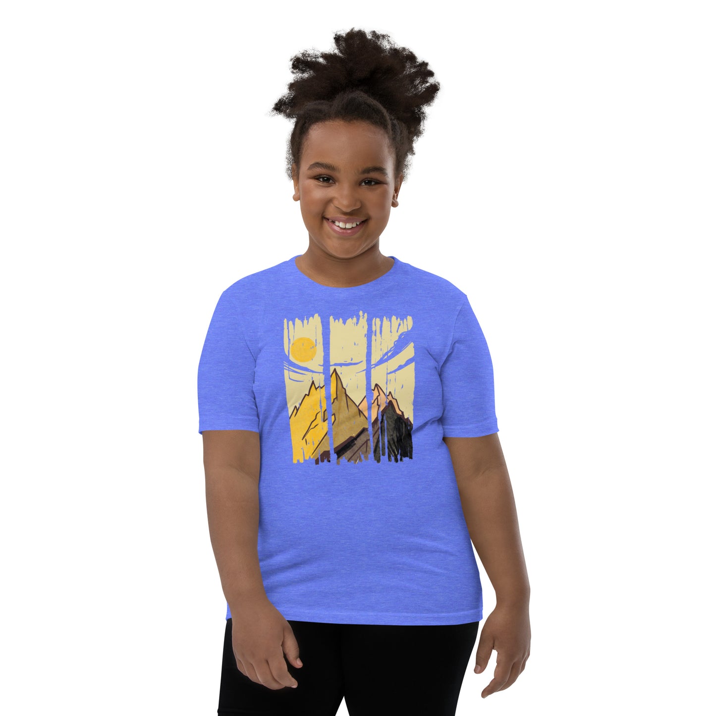 Painted Mountains Youth Short Sleeve T-Shirt