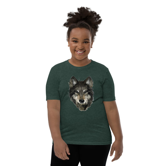 Wolf Head Youth Short Sleeve T-Shirt