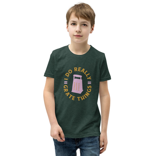I do really Grate things Youth Short Sleeve T-Shirt