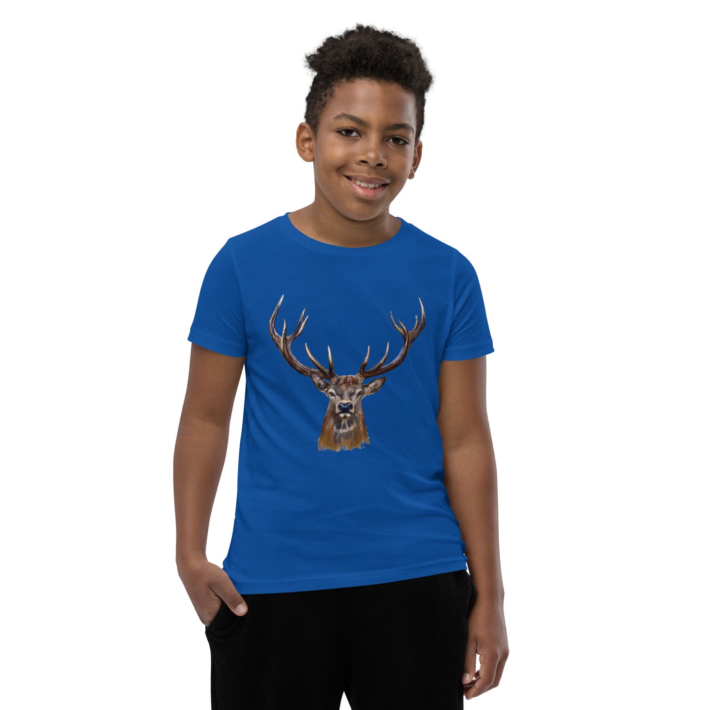 Trophy Buck's Head Youth Short Sleeve T-Shirt