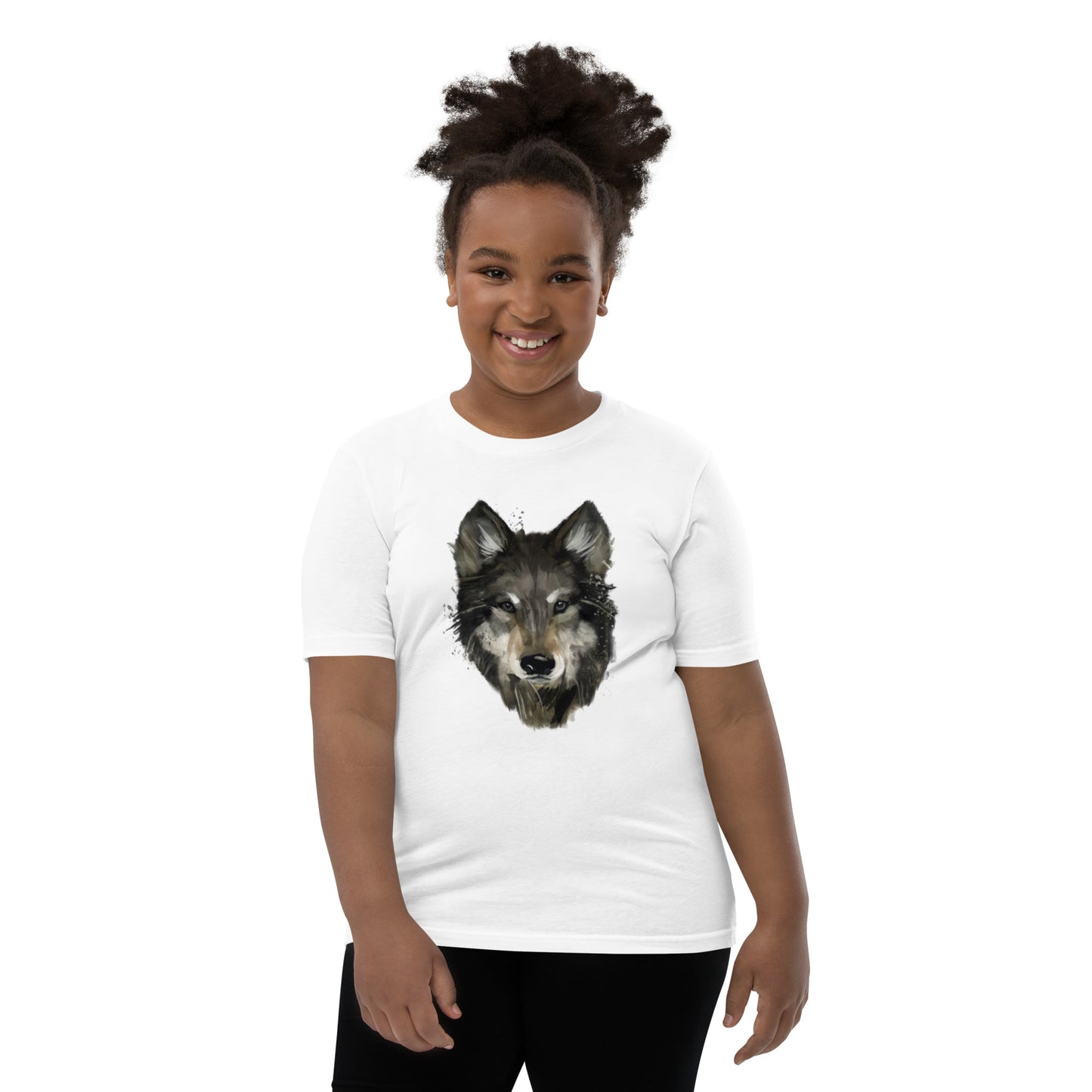 Wolf Head Youth Short Sleeve T-Shirt