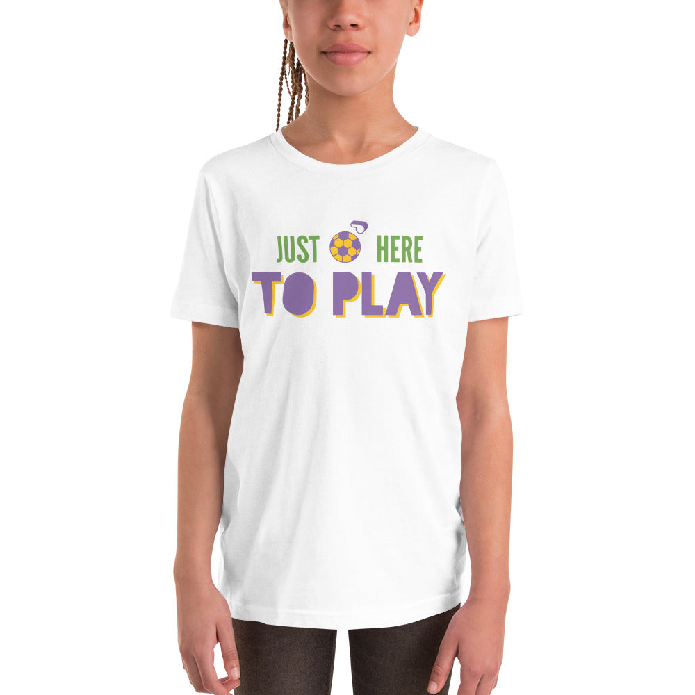 Just here to Play Youth Short Sleeve T-Shirt
