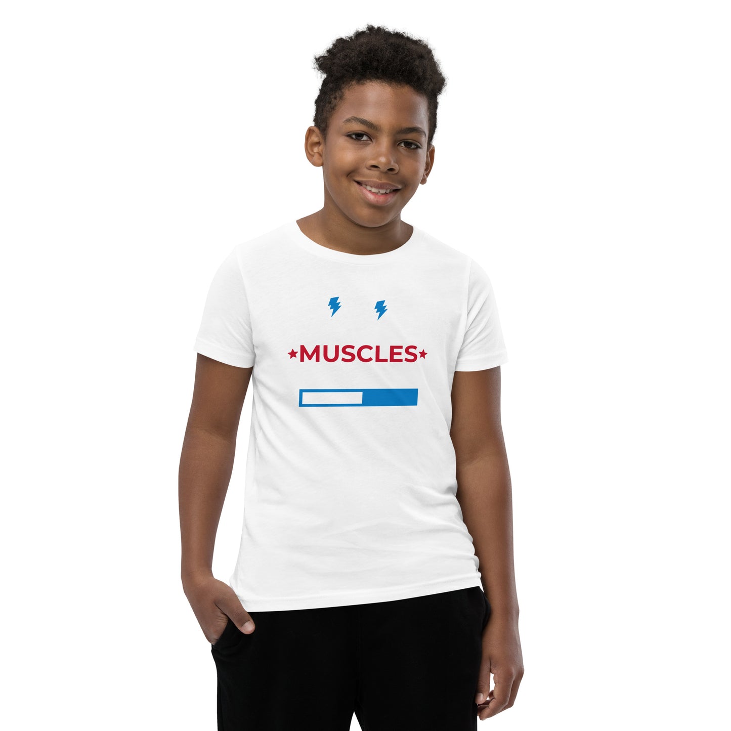 Installing Muscles Youth Short Sleeve T-Shirt