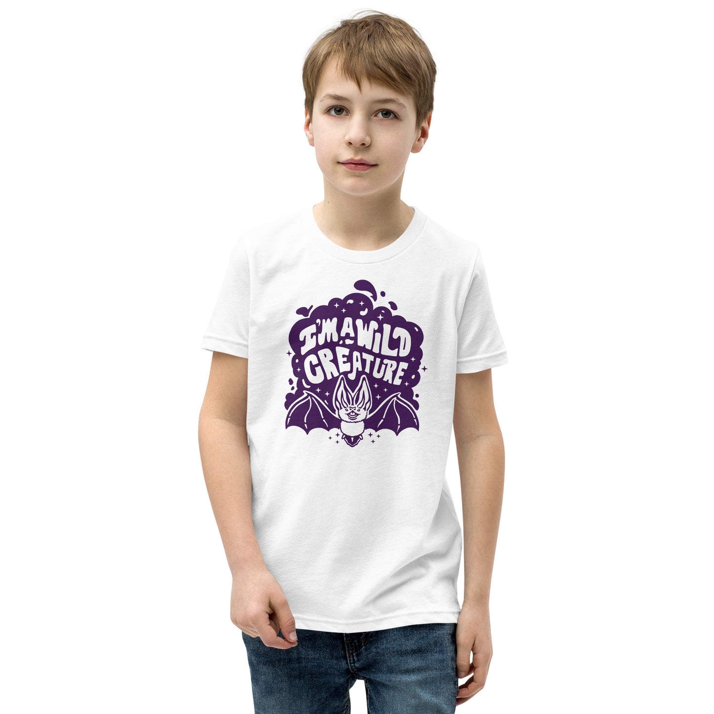 I'm A Wild Creature Youth Short Sleeve T-Shirt